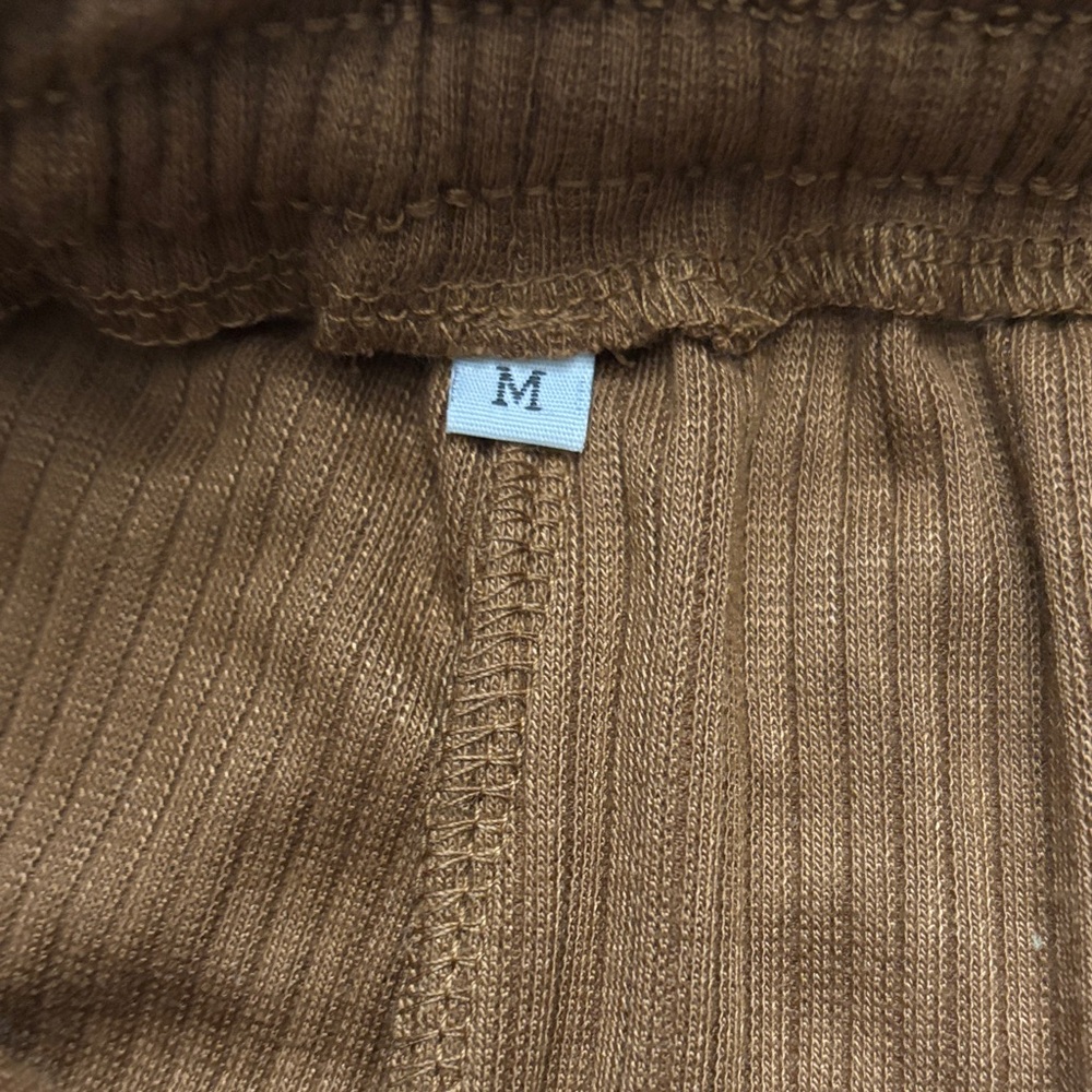 pretty garden Brown Ribbed Tracksuit Set - Picture 3 of 5